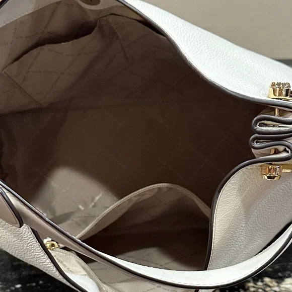 Michael Kors Hobo Bag with Scarf Accent - Picture 10 of 12